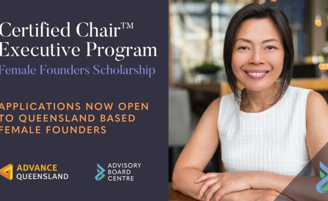 Female Founders Certified Chair Scholarship - Now Open